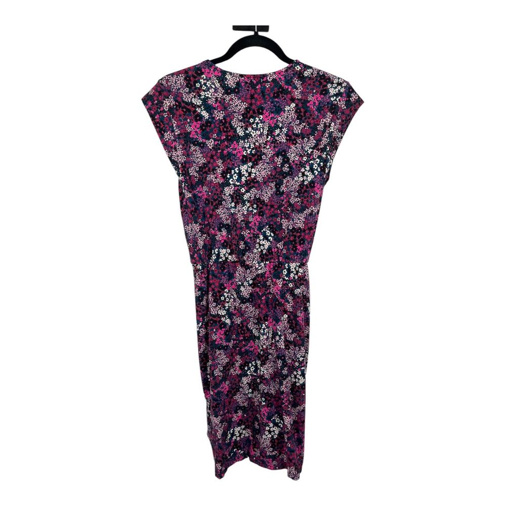 Ted Baker Dress Maggeyi Floral wrap front jersey size 1 (US 4) - Picture 4 of 9